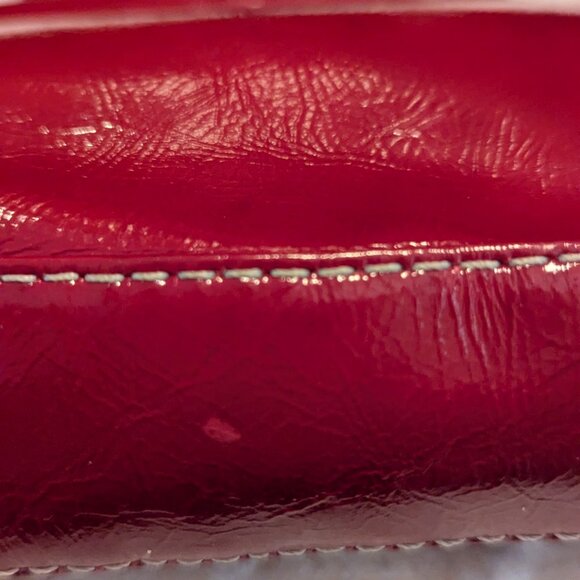 Coach Turnlock Wristlet in Red Patent Leather! - Picture 9 of 11